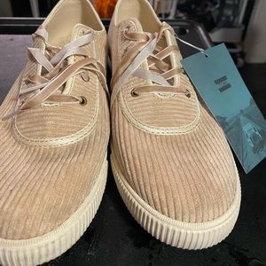 TOMS Casual Sneakers Oxford Tan Corduroy sz9